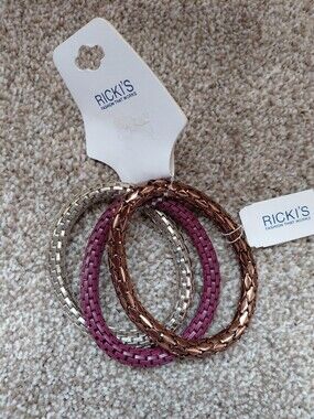 Ricki's Metallic Layering Stretch Bracelets